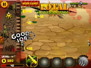 Зомби vs Нора screenshot